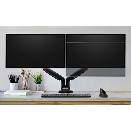 Brazo dual Kensington Smartfit® OneTouch hasta 32", negro