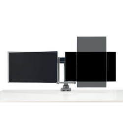 Brazo para dos monitores SmartFit™ Ergo Kensington con barra transversal y asa