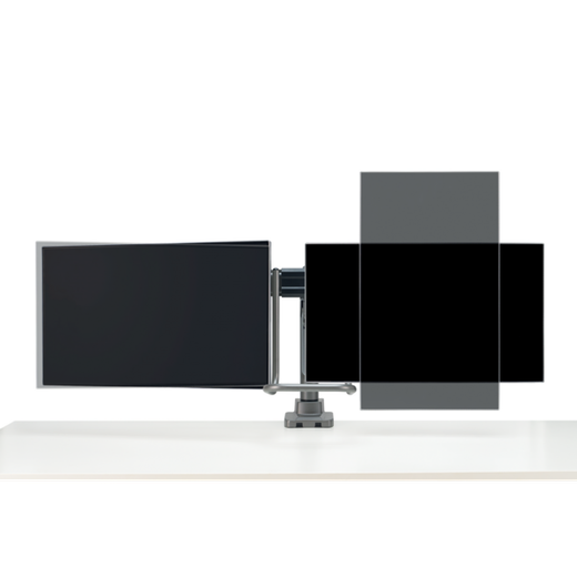 Brazo para dos monitores SmartFit™ Ergo Kensington con barra transversal y asa