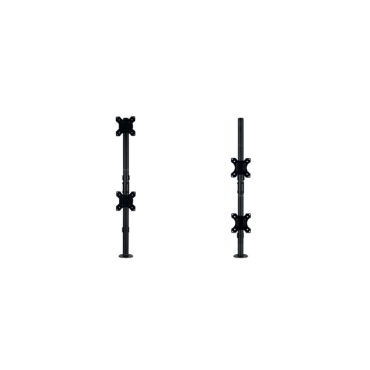 Brazo vertical para dos monitores (2 pantallas horizontal de hasta 32" y 29" en vertical)