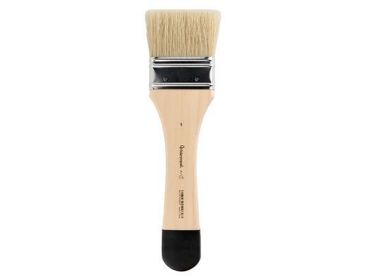 Brocha paletina plana liderpapel ancho 48 mm de pelo de cerda certificado fsc