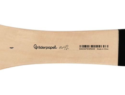 Brocha paletina plana liderpapel ancho 48 mm de pelo de cerda certificado fsc