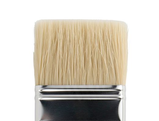 Brocha paletina plana liderpapel ancho 57 mm de pelo de cerda certificado fsc