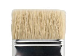 Brocha paletina plana liderpapel ancho 65 mm de pelo de cerda certificado fsc