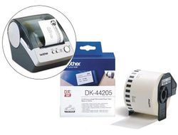 Brother cinta continua dk44205 62mm 30,48 m blanca dk44205