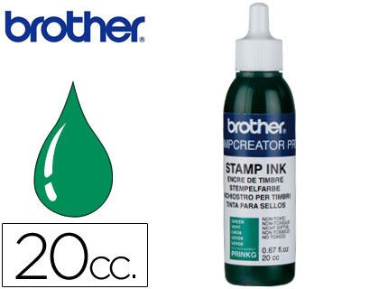 BROTHER Tinta reentintado PRINKG 20CC VERDE