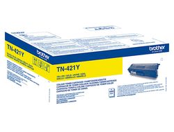 Brother tóner láser amarillo 1.800 páginas TN421Y