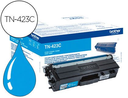 Brother tóner láser cián 4.000 páginas TN423C
