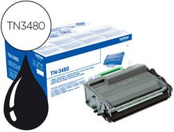 Brother toner láser negro 8k TN3480BK