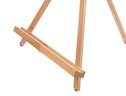 Caballete pintor de sobremesa liderpapel madera de haya barnizado 47x38x31 cm certificado fsc