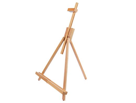 Caballete pintor de sobremesa liderpapel madera de haya barnizado 47x38x31 cm certificado fsc