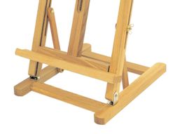 Caballete pintor de sobremesa liderpapel madera de pino barnizado 80x27,5x30 cm certificado fsc