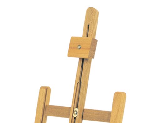 Caballete pintor de sobremesa liderpapel madera de pino barnizado 80x27,5x30 cm certificado fsc
