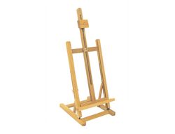Caballete pintor de sobremesa liderpapel madera de pino barnizado 80x27,5x30 cm certificado fsc