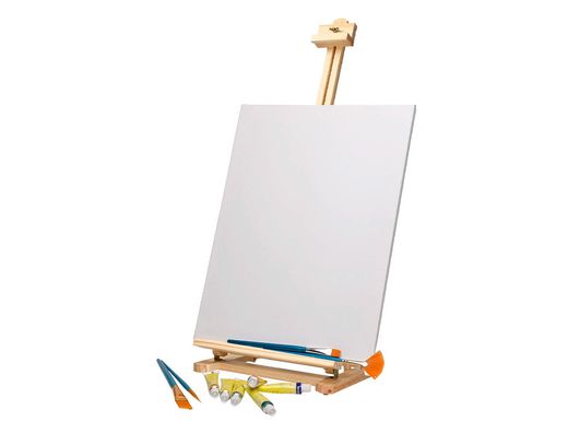 Caballete pintor liderpapel sobremesa madera fsc 80x27,5x30 cm