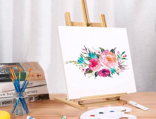 Caballete pintor liderpapel sobremesa madera fsc 80x27,5x30 cm