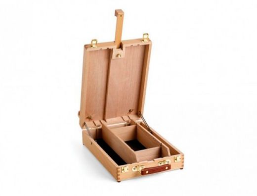 Caballete pintor winsor&newton liffey madera sobremesa caja
