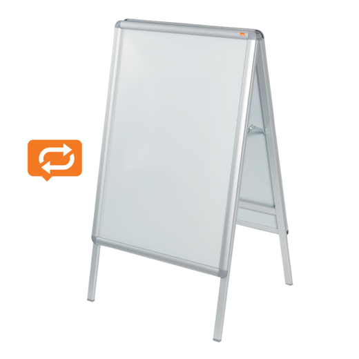 Caballete publicitario con marco a presión A-Board Premium Plus A1