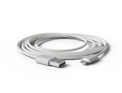 Cable groovy usb-a a micro usb longitud 2 mt color blanco