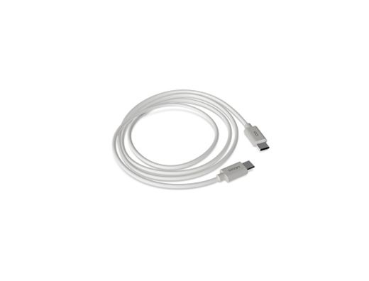 Cable groovy usb-c a apple lightning longitud 1 mt color blanco