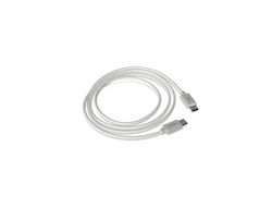 Cable groovy usb-c a tipo c longitud 1 mt color blanco
