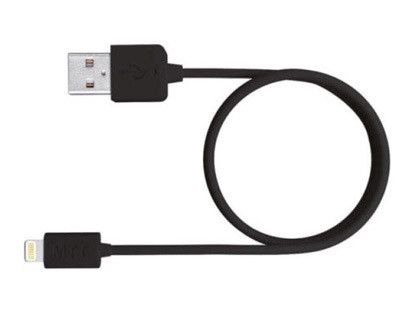 Cable usb 2.0 a apple lightning mediarange usb 2.0 longitud de cable 1 mt negro
