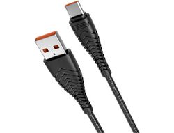Cable usb 2.0 veger usb-a a usb-c longitud 1,2 mt color negro