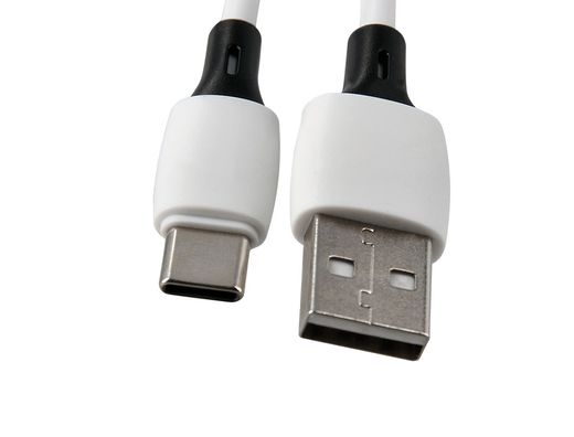 Cable usb-c a usb-a q-connect pvc longitud 1m blanco