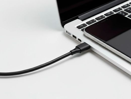 Cable usb-c a usb-c q-connect pvc longitud 1m negro