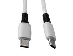 Cable usb-c a usb-c q-connect pvc longitud 2m blanco