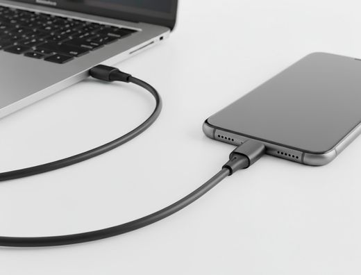 Cable usb-c a usb-c q-connect pvc longitud 2m negro