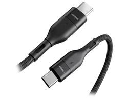 Cable veger para portatiles pd100w usb-c/usb-c 2.0 1,2m negro
