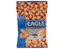 Cacahuetes fritos con miel eagle snacks ligeramente salados 75g