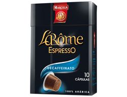 Cafe Marcilla L Arome Espresso Decaffeinato Fuerza 6 Monodosis Caja de 10 Unidadecompatible con Nesspreso