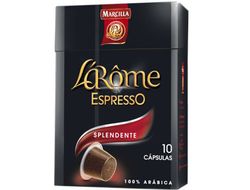 Cafe Marcilla L Arome Espresso Splendente Fuerza 7 Caja de 10 Unidades Compatiblecon Nesspreso