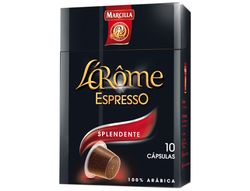 Cafe Marcilla L Arome Espresso Splendente Fuerza 7 Caja de 10 Unidades Compatiblecon Nesspreso