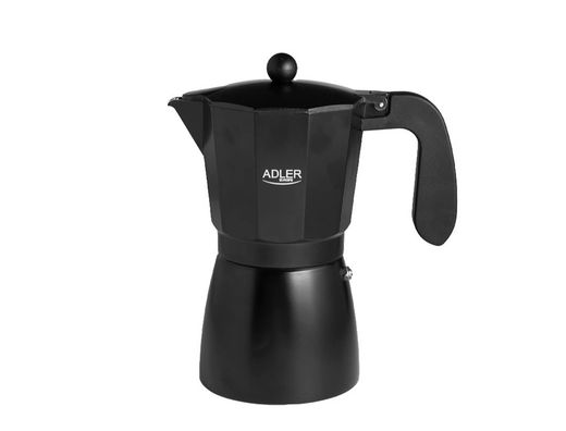 Cafetera italiana adler espresso 6 tazas 300ml valido para vitroceramica cocina electrica y fuego