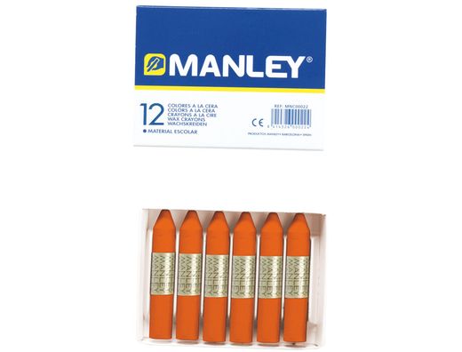 Caja 12 ceras naranjas MNC04497