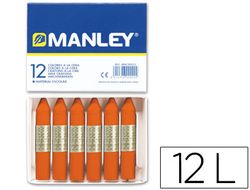 Caja 12 ceras naranjas MNC04497