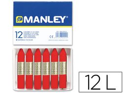 Caja 12 ceras nº9 rojo escarlata MNC04522