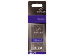 Caja 5 cartuchos de tinta azul real lavable Parker