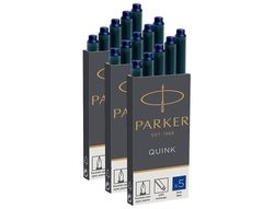 Caja 5 cartuchos de tinta negro Parker