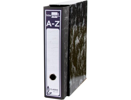 Caja Archivador Liderpapel Classic Blue A4 Negra