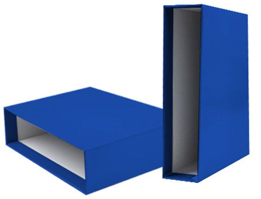 Caja Archivador Liderpapel de Palanca Carton Din-A4 Documenta Lomo 82Mm Color Azul