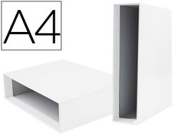 Caja Archivador Liderpapel de Palanca Carton Din-A4 Documenta Lomo 82Mm Color Blanca