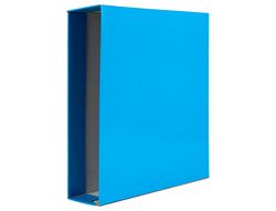 Caja Archivador Liderpapel de Palanca Carton Folio Documenta Lomo 75 mm Celeste
