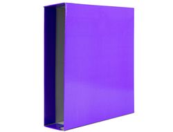Caja Archivador Liderpapel de Palanca Carton Folio Documenta Lomo 75 mm Lila