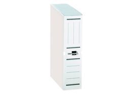 Caja Archivo Definitivo Plastico Liderpapel Blanco Tamaño 36X26X10 Cm