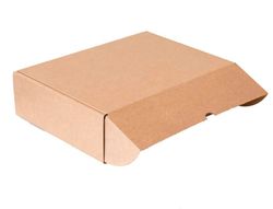 Caja automontable q-connect para e-commerce y regalo carton reciclado canal simple 3 mm kraft 330x250x100 mm