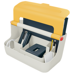 Caja Carry Box Leitz Cosy, amarillo